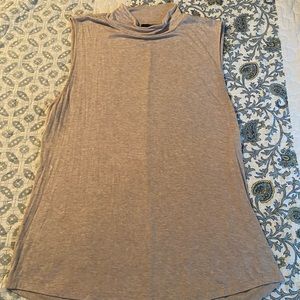 Ann Taylor Mock Neck Sleeveless Top